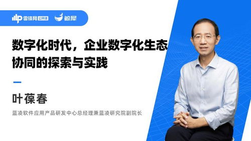 數字化時代的企業協同之道 生態系統的探索與實踐